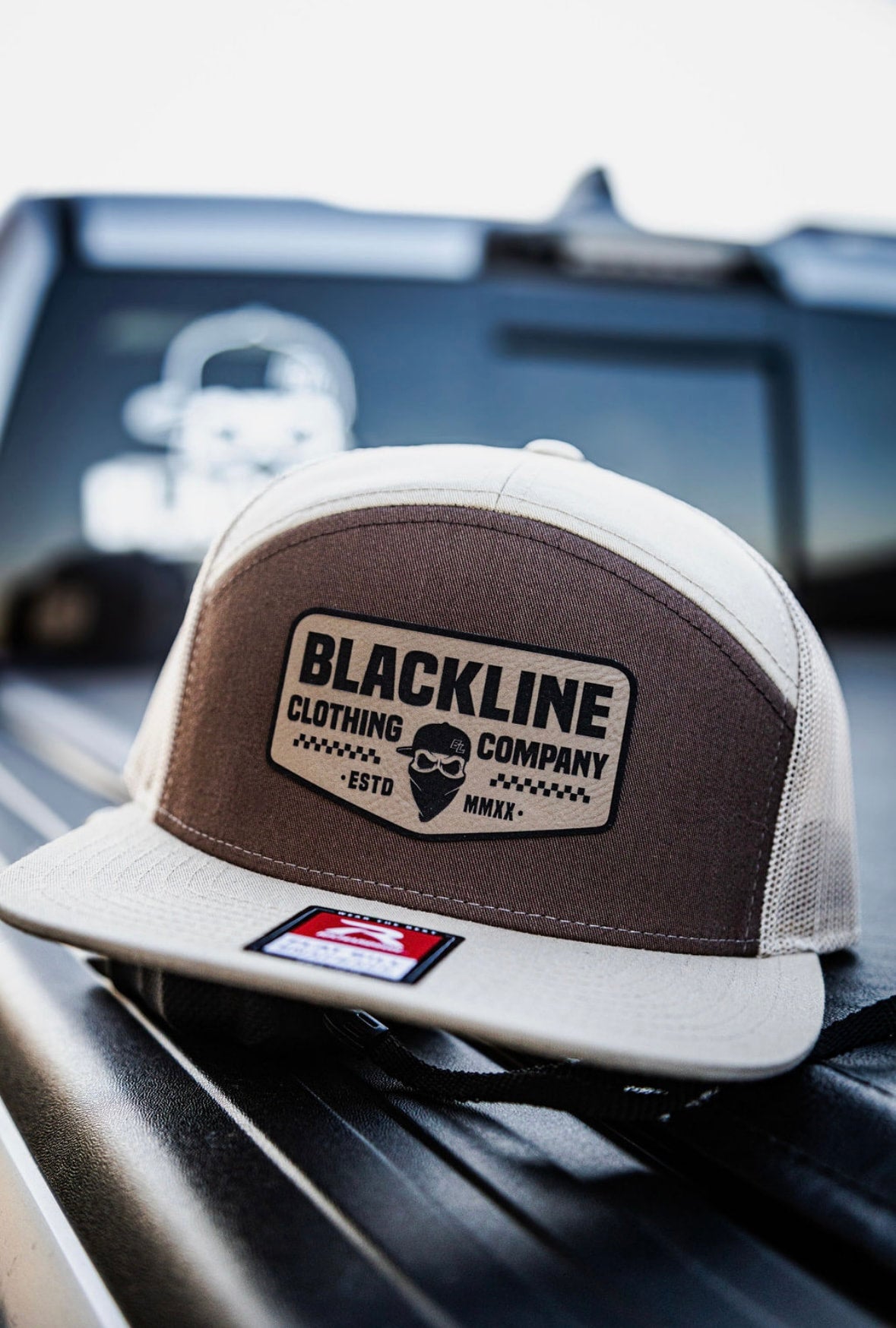 祝開店！大放出セール開催中 | Brown Hat Flatbrim Racer Dirt Panel 7 BLACKLINE ™ CO. CLOTHING 帽子